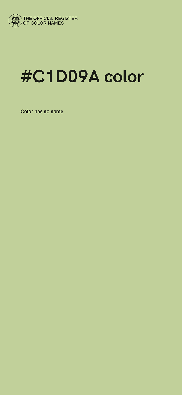 #C1D09A color image