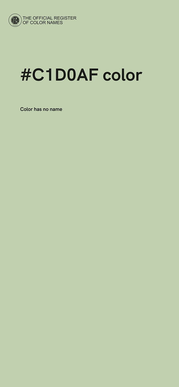 #C1D0AF color image