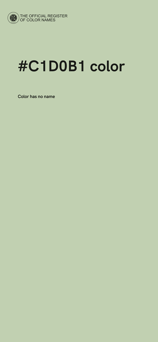 #C1D0B1 color image