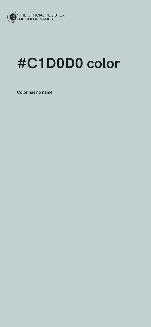 #C1D0D0 color image
