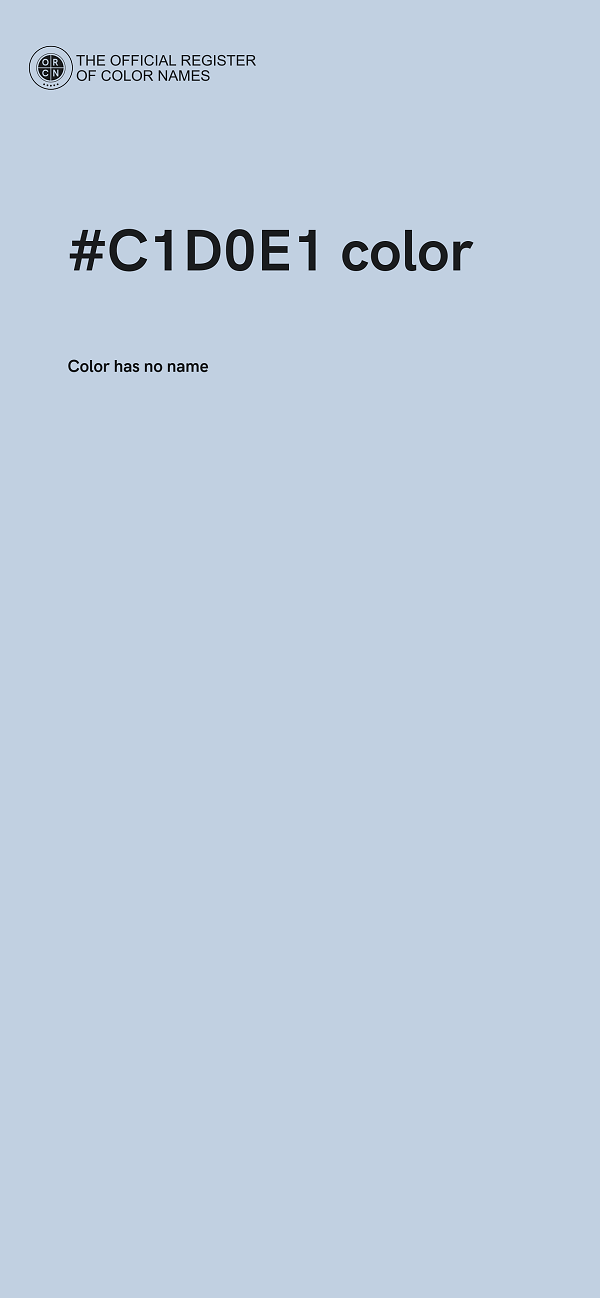 #C1D0E1 color image