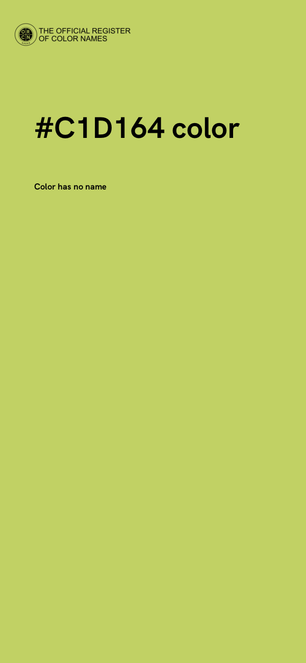 #C1D164 color image