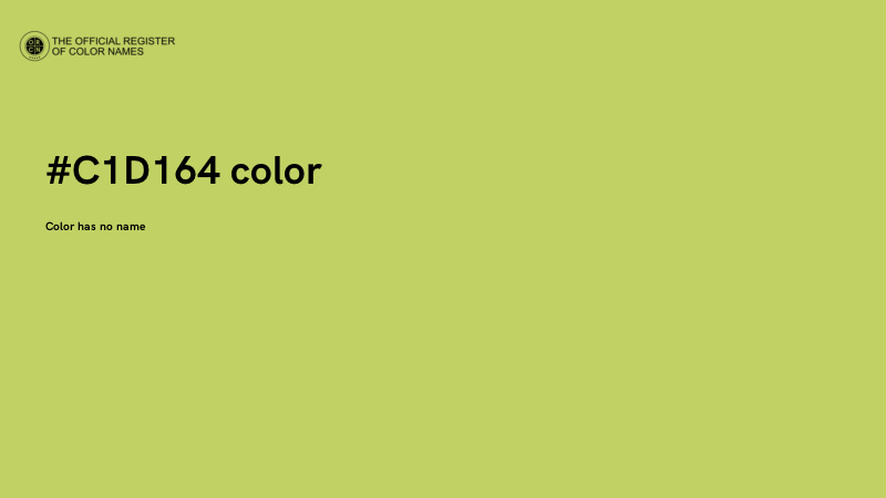 #C1D164 color image