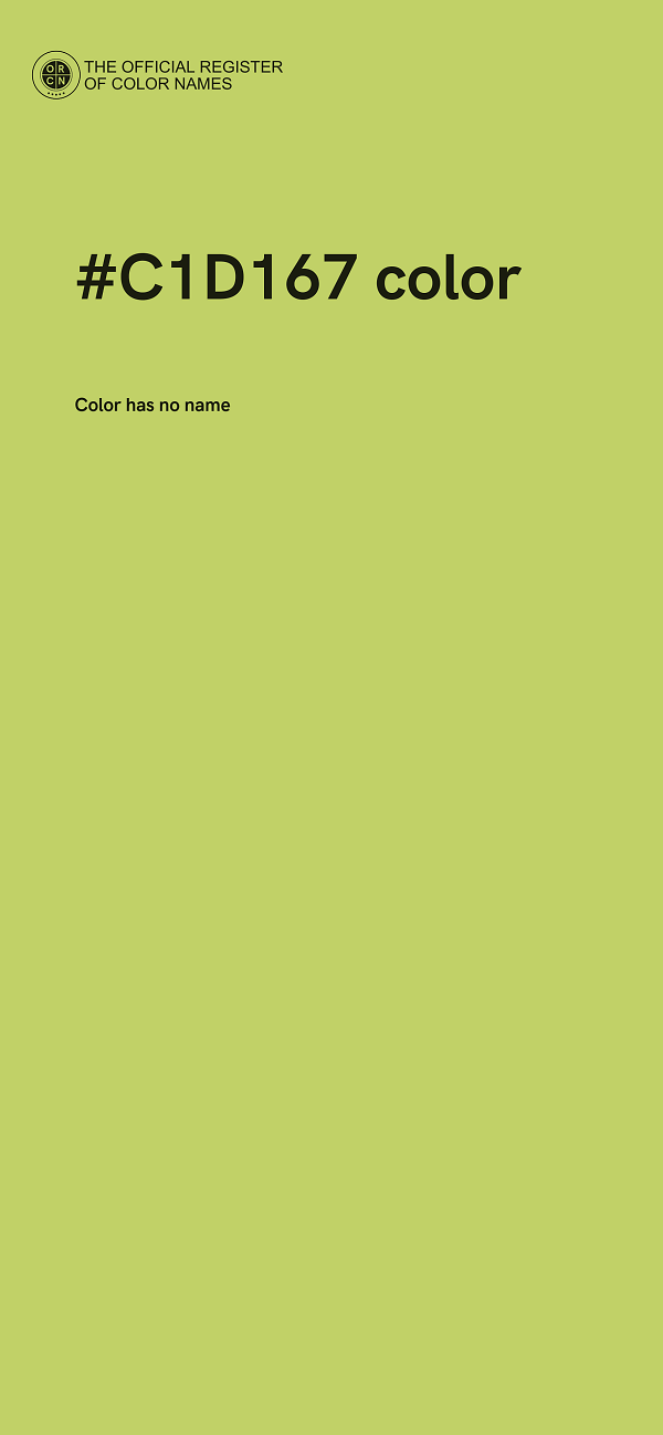 #C1D167 color image