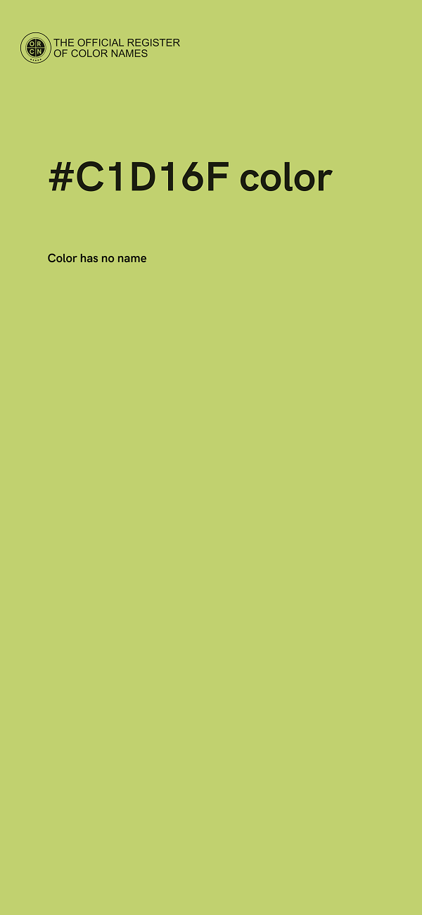 #C1D16F color image
