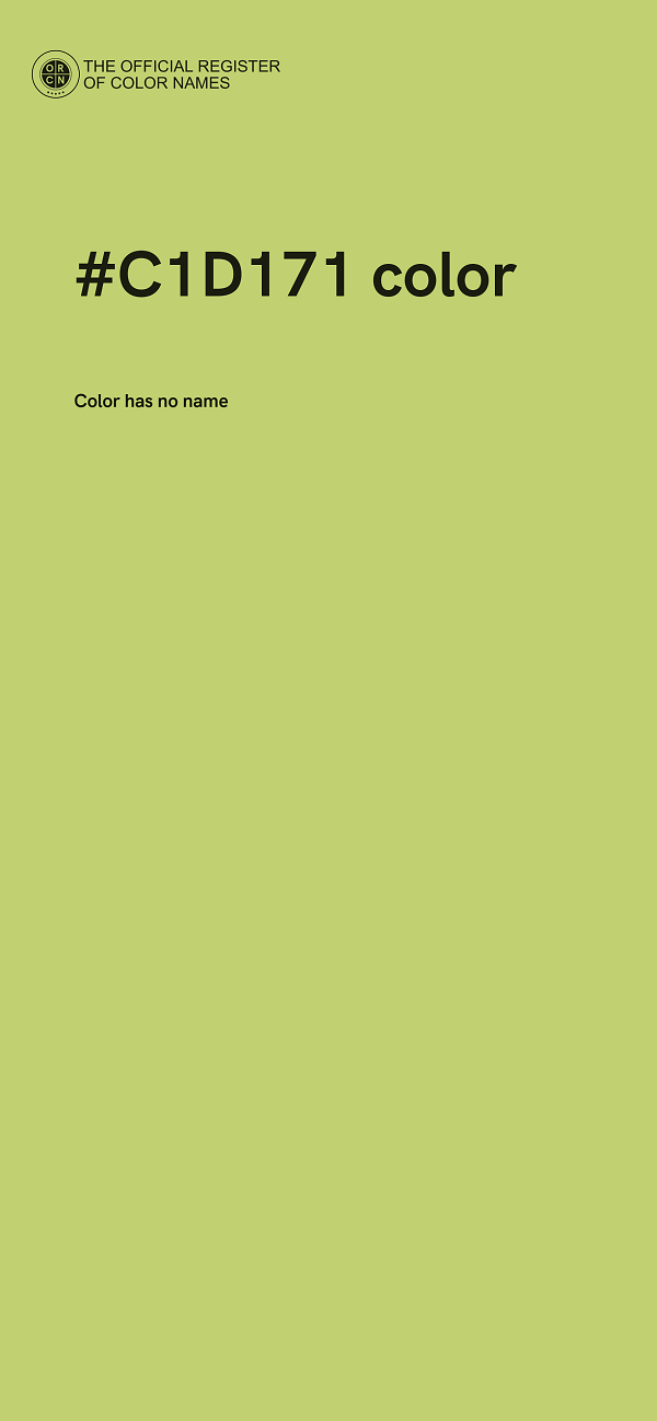 #C1D171 color image