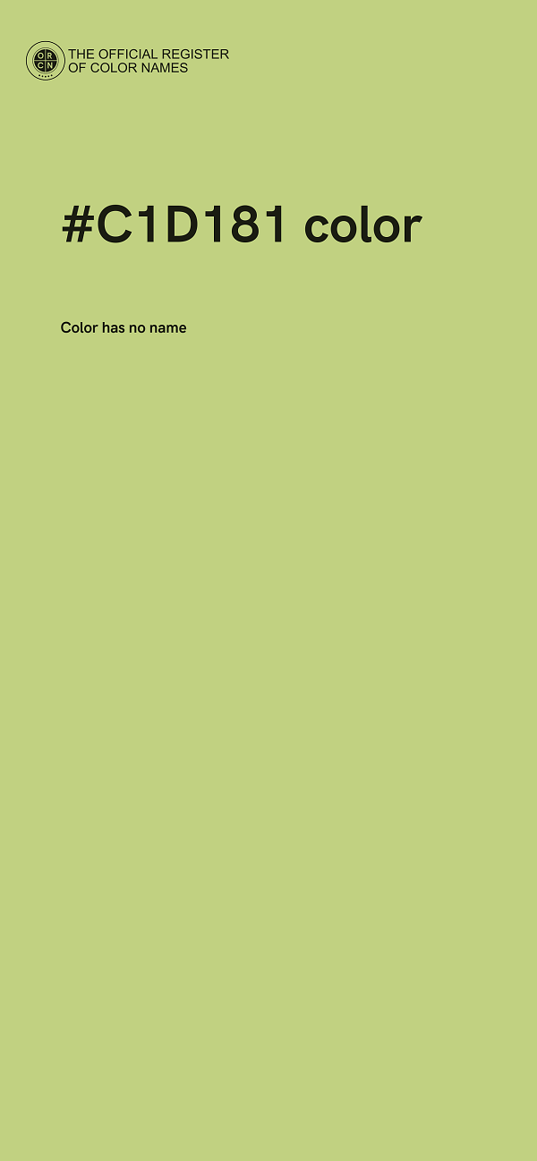 #C1D181 color image