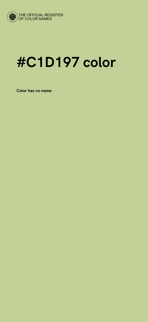 #C1D197 color image