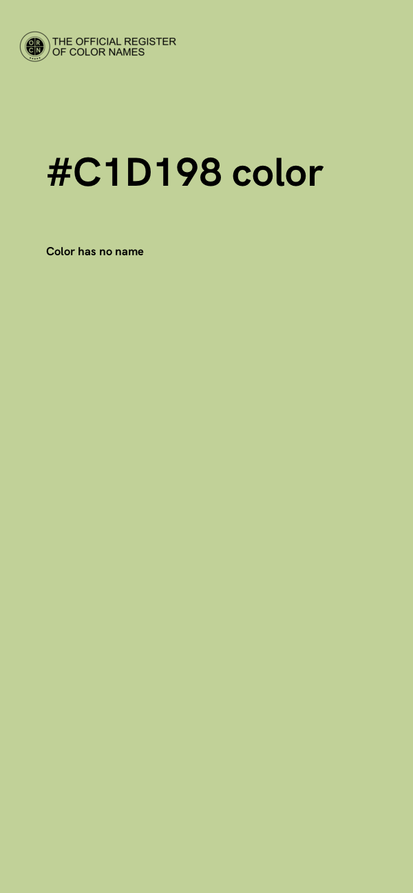 #C1D198 color image