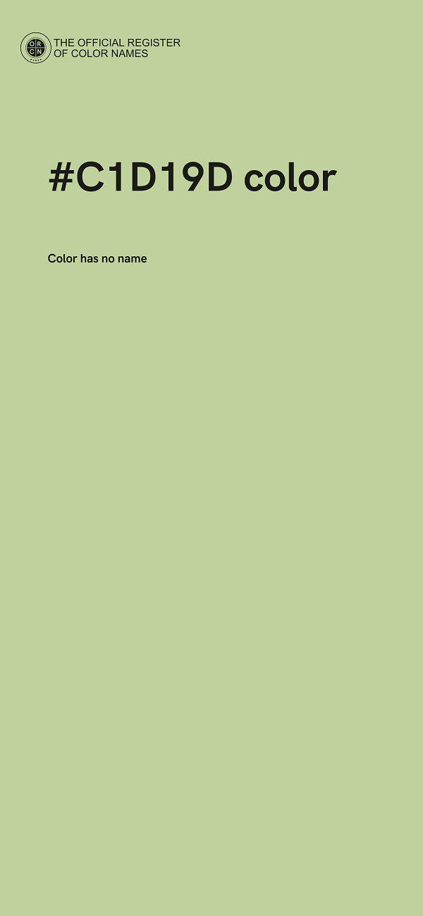 #C1D19D color image