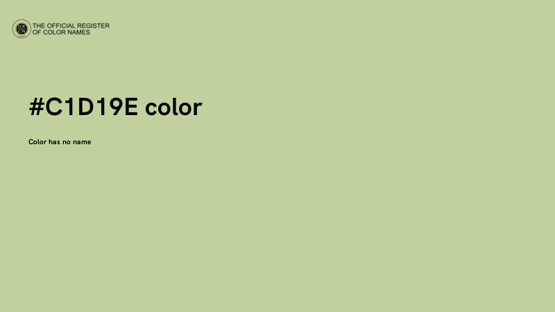 #C1D19E color image