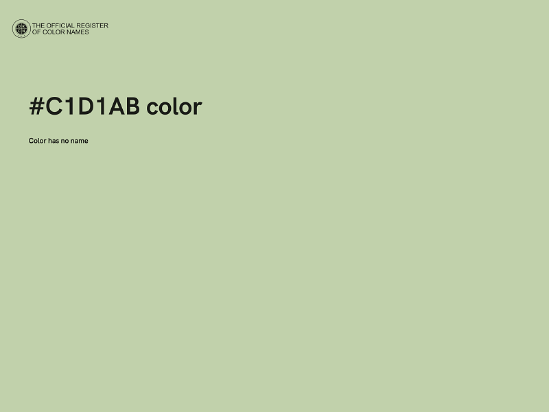 #C1D1AB color image