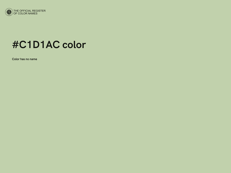 #C1D1AC color image