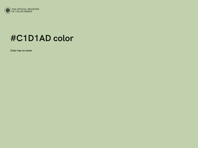 #C1D1AD color image