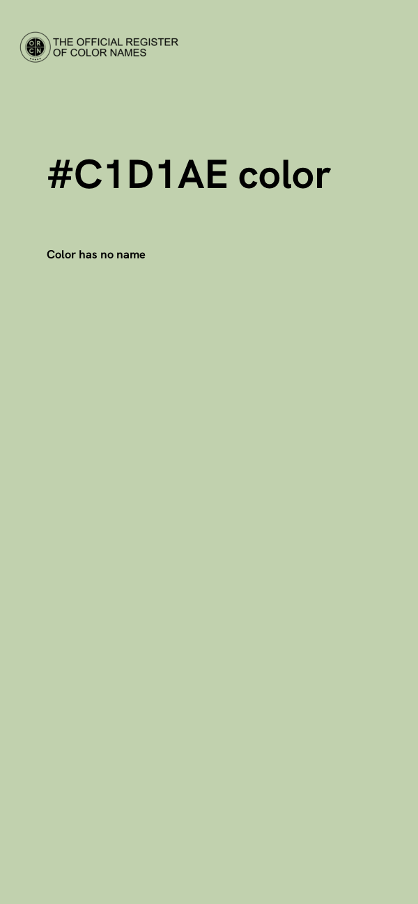 #C1D1AE color image