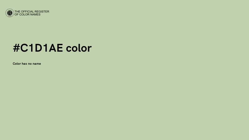 #C1D1AE color image