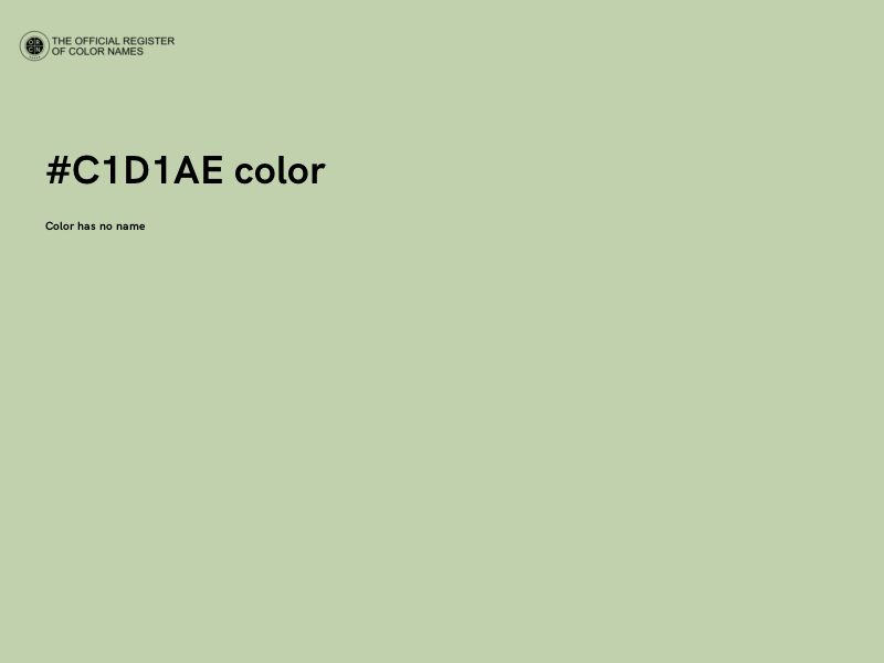 #C1D1AE color image