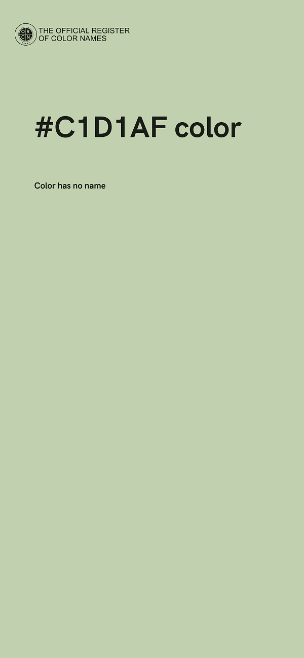 #C1D1AF color image