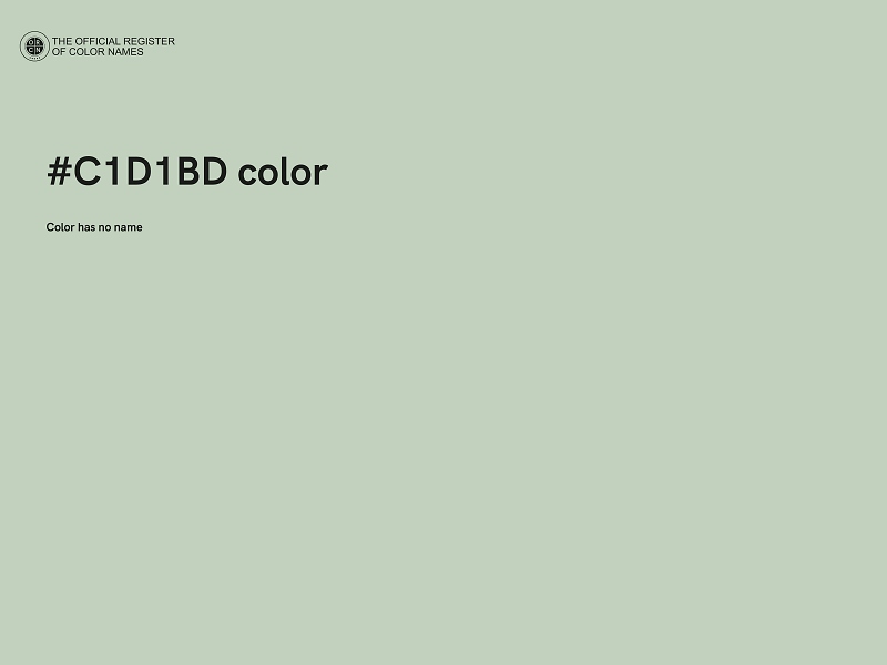 #C1D1BD color image