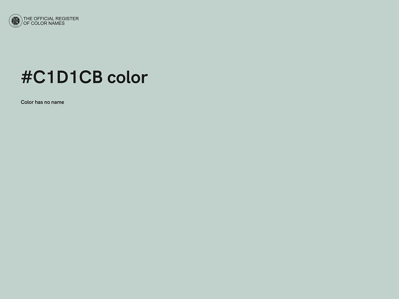 #C1D1CB color image