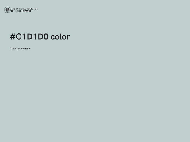 #C1D1D0 color image