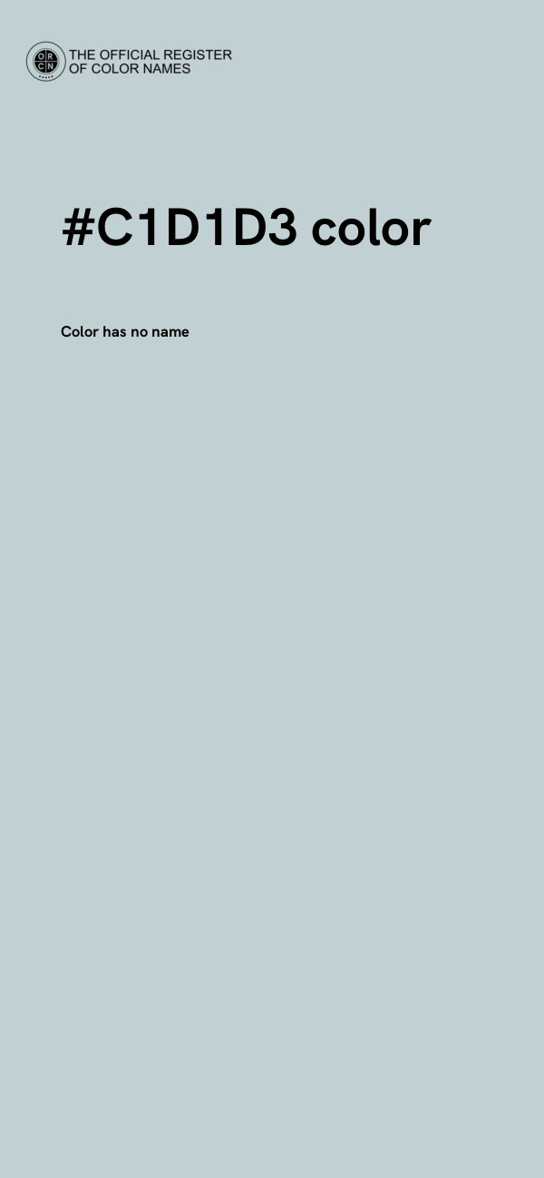 #C1D1D3 color image