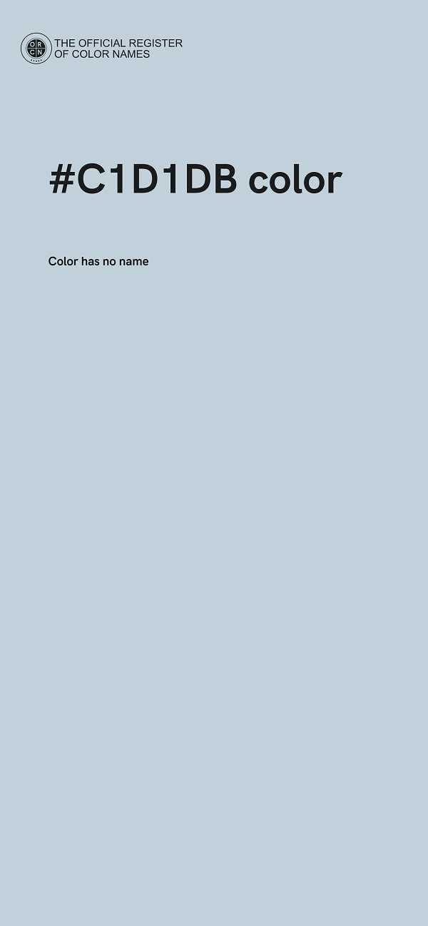 #C1D1DB color image