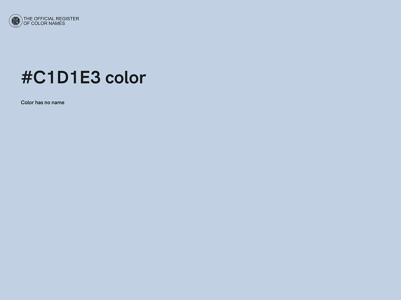 #C1D1E3 color image