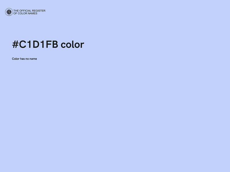 #C1D1FB color image