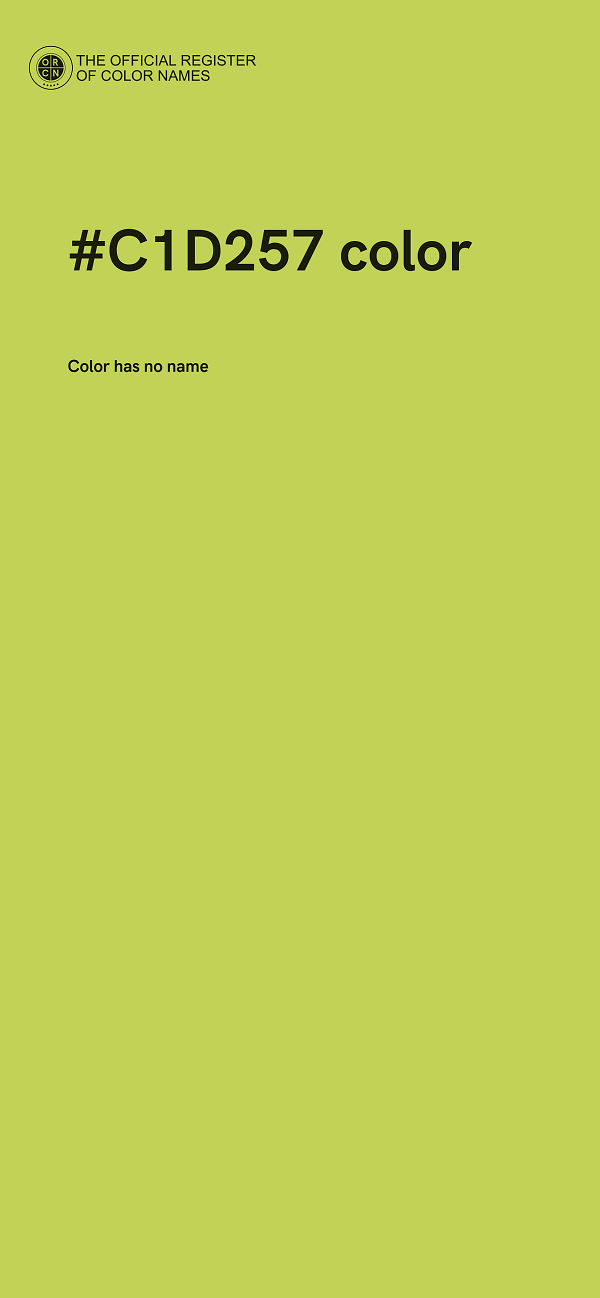 #C1D257 color image