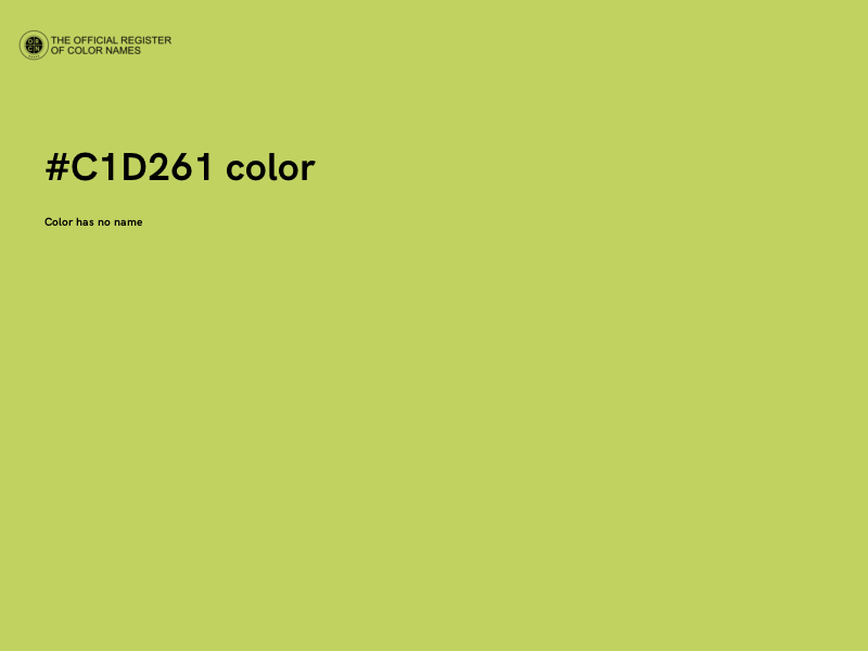 #C1D261 color image