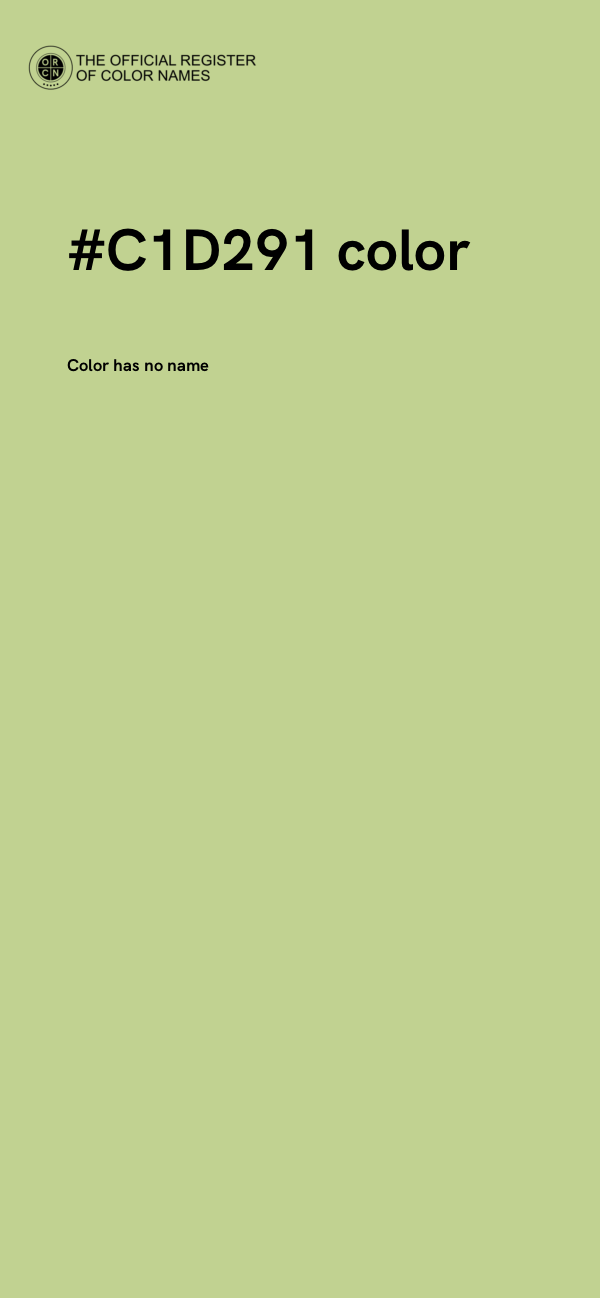 #C1D291 color image