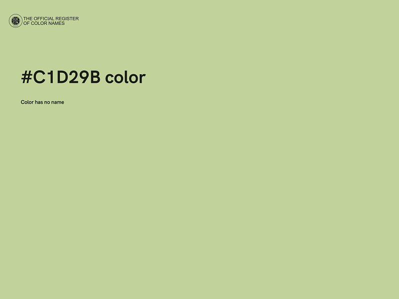 #C1D29B color image