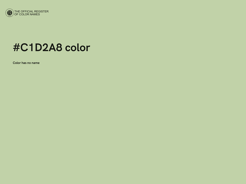 #C1D2A8 color image