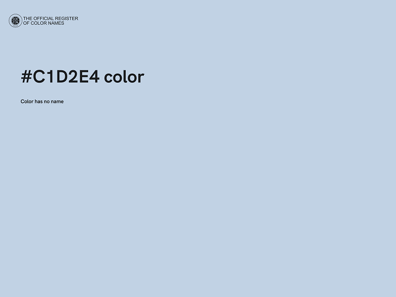 #C1D2E4 color image