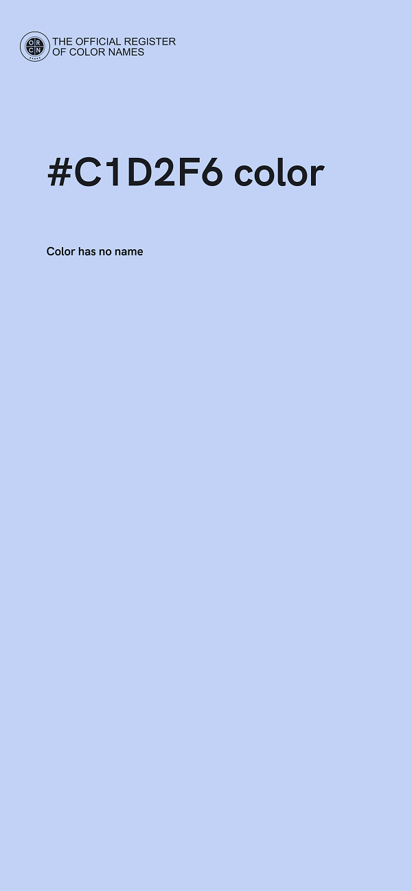 #C1D2F6 color image
