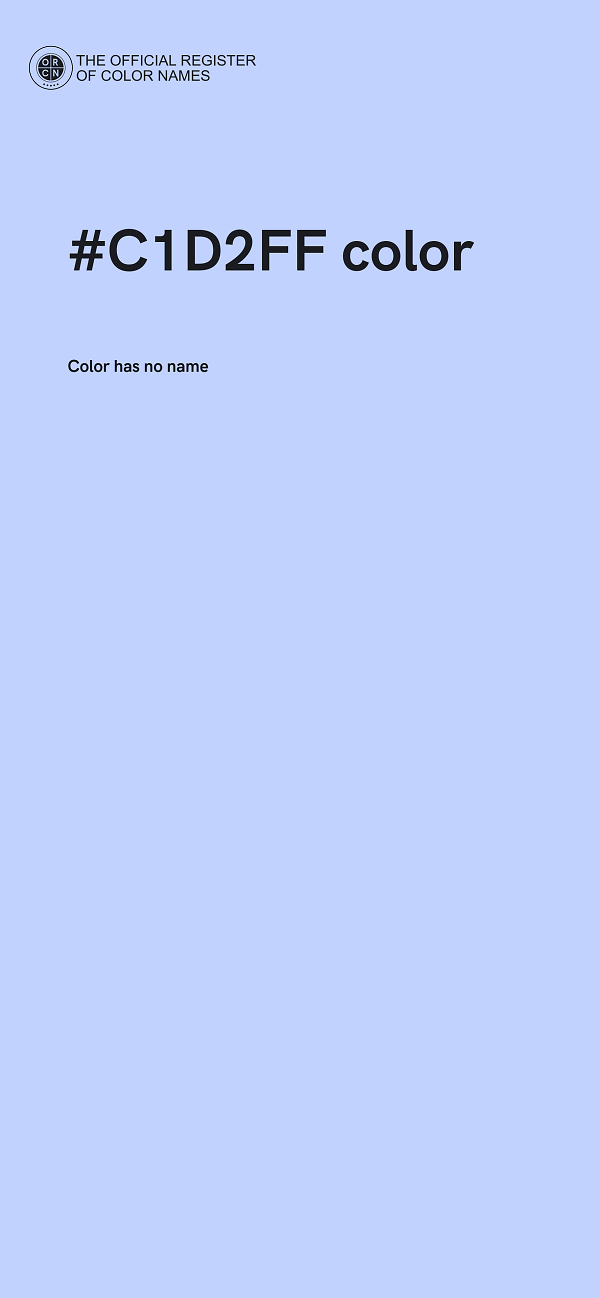 #C1D2FF color image
