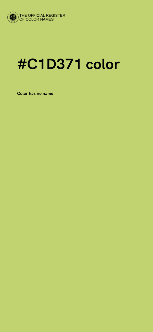 #C1D371 color image