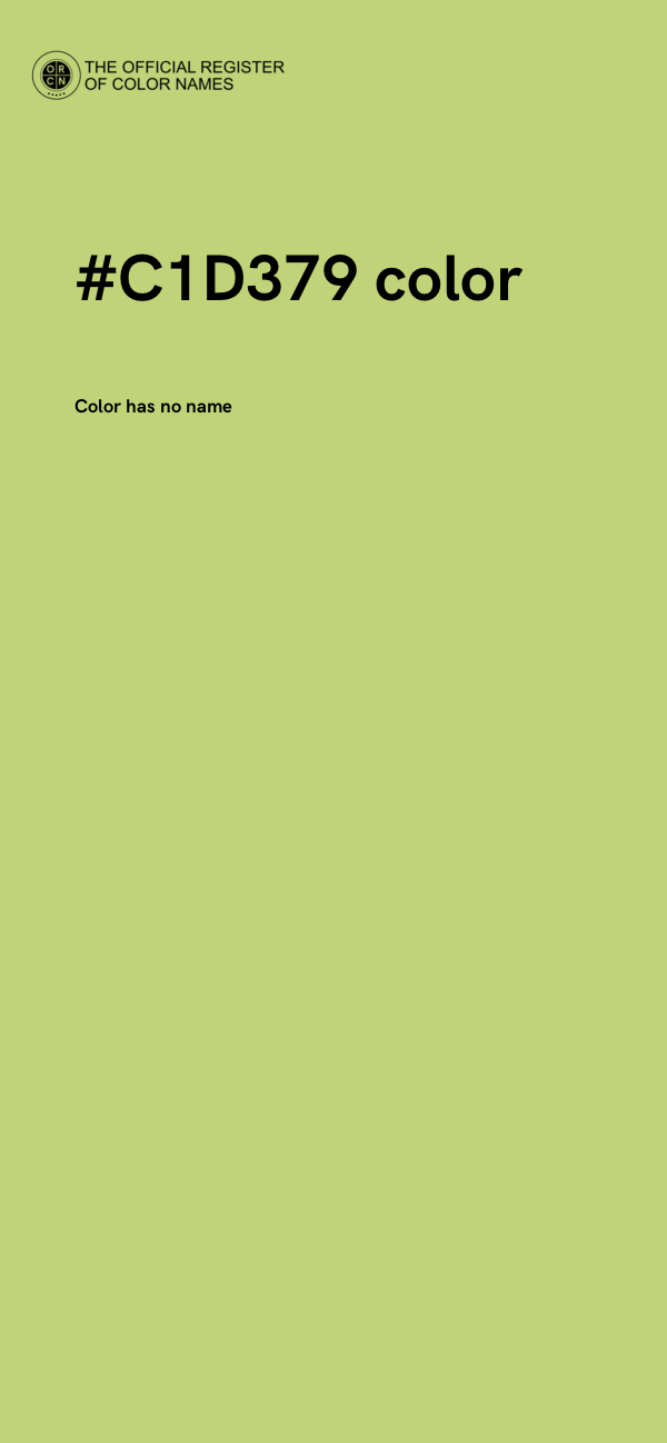 #C1D379 color image
