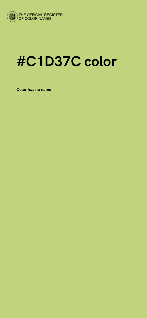 #C1D37C color image