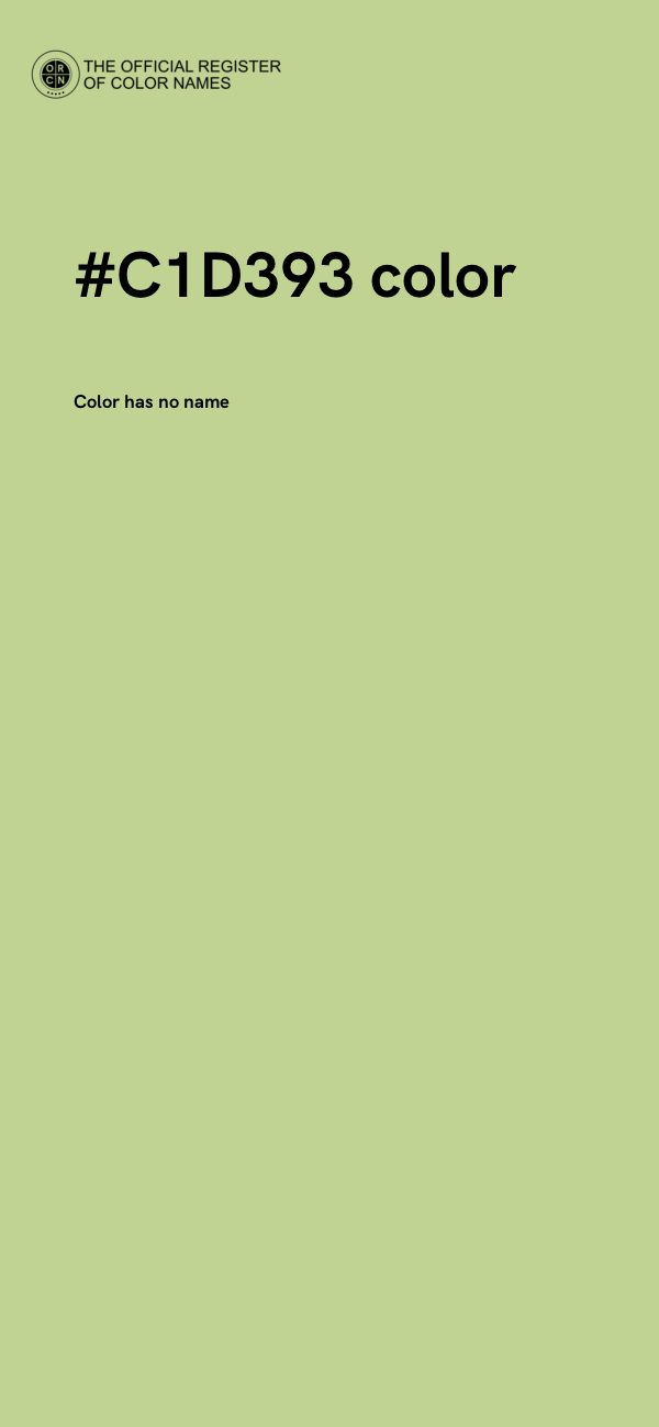#C1D393 color image