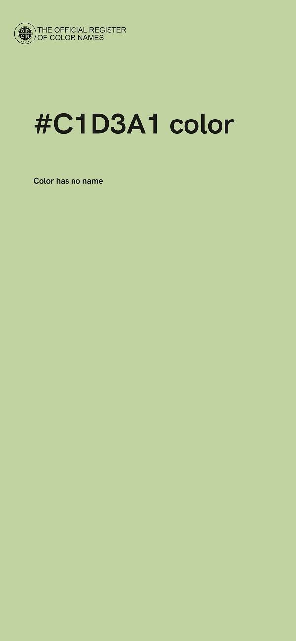 #C1D3A1 color image