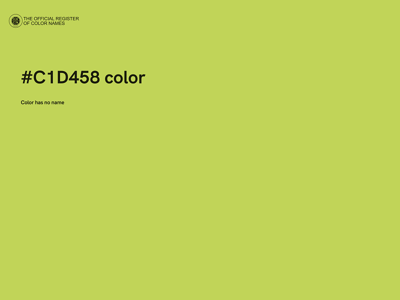 #C1D458 color image