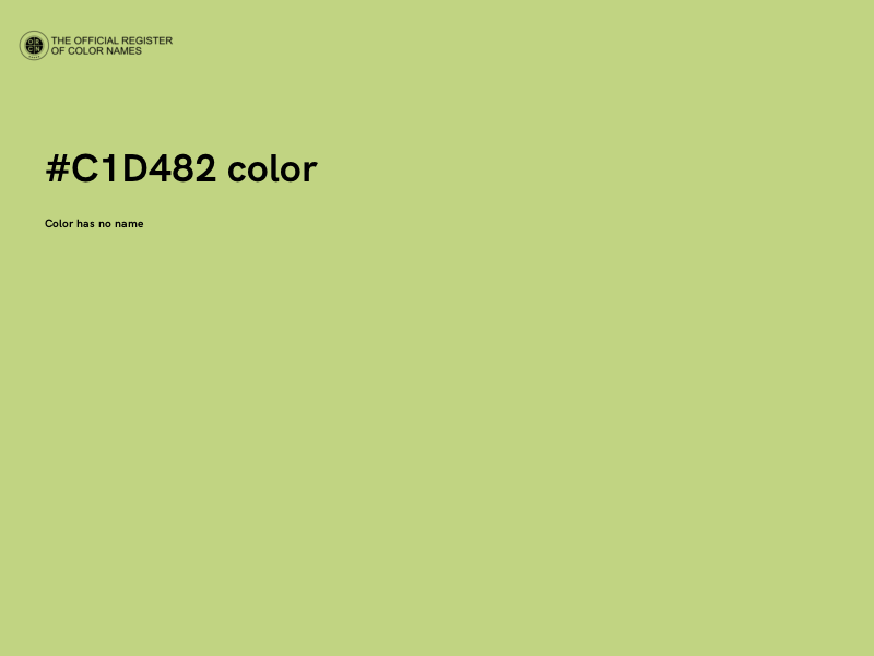 #C1D482 color image