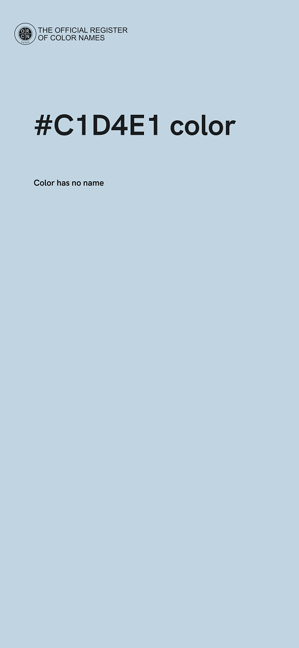 #C1D4E1 color image