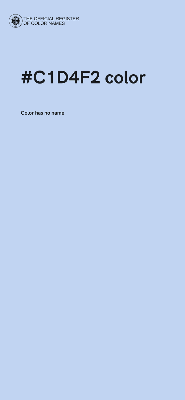 #C1D4F2 color image