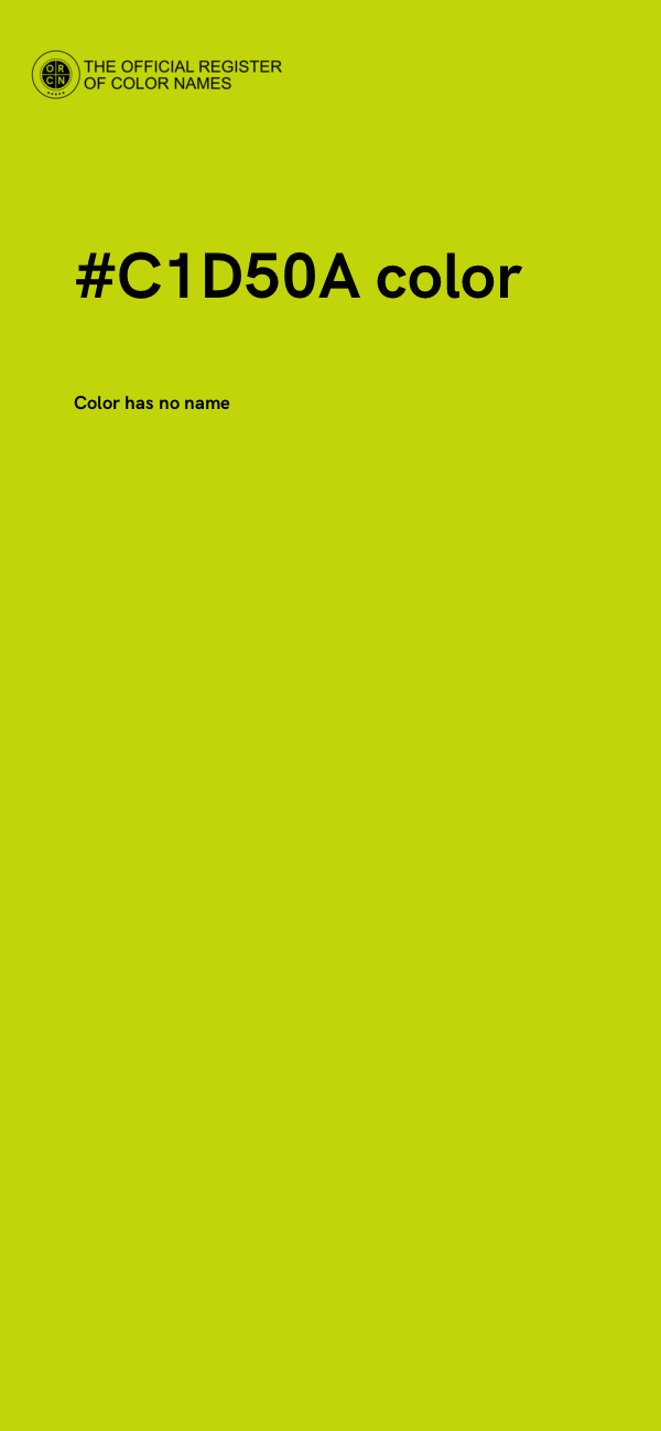 #C1D50A color image
