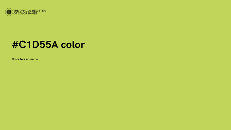 #C1D55A color image