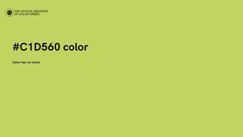 #C1D560 color image
