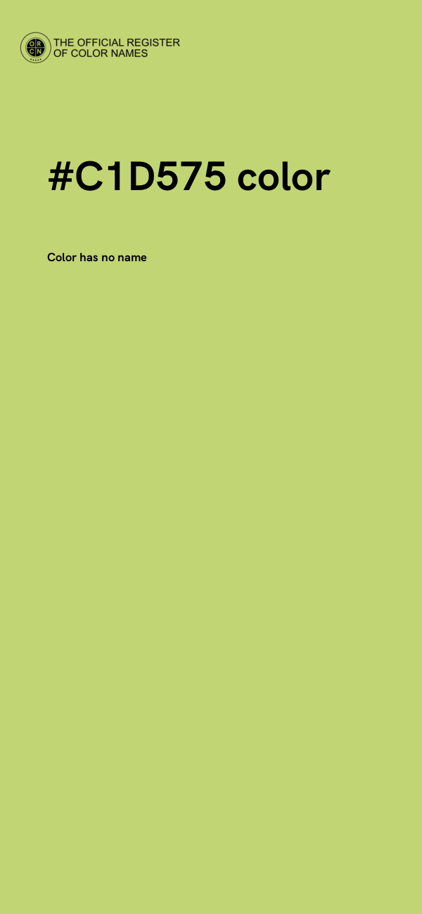 #C1D575 color image